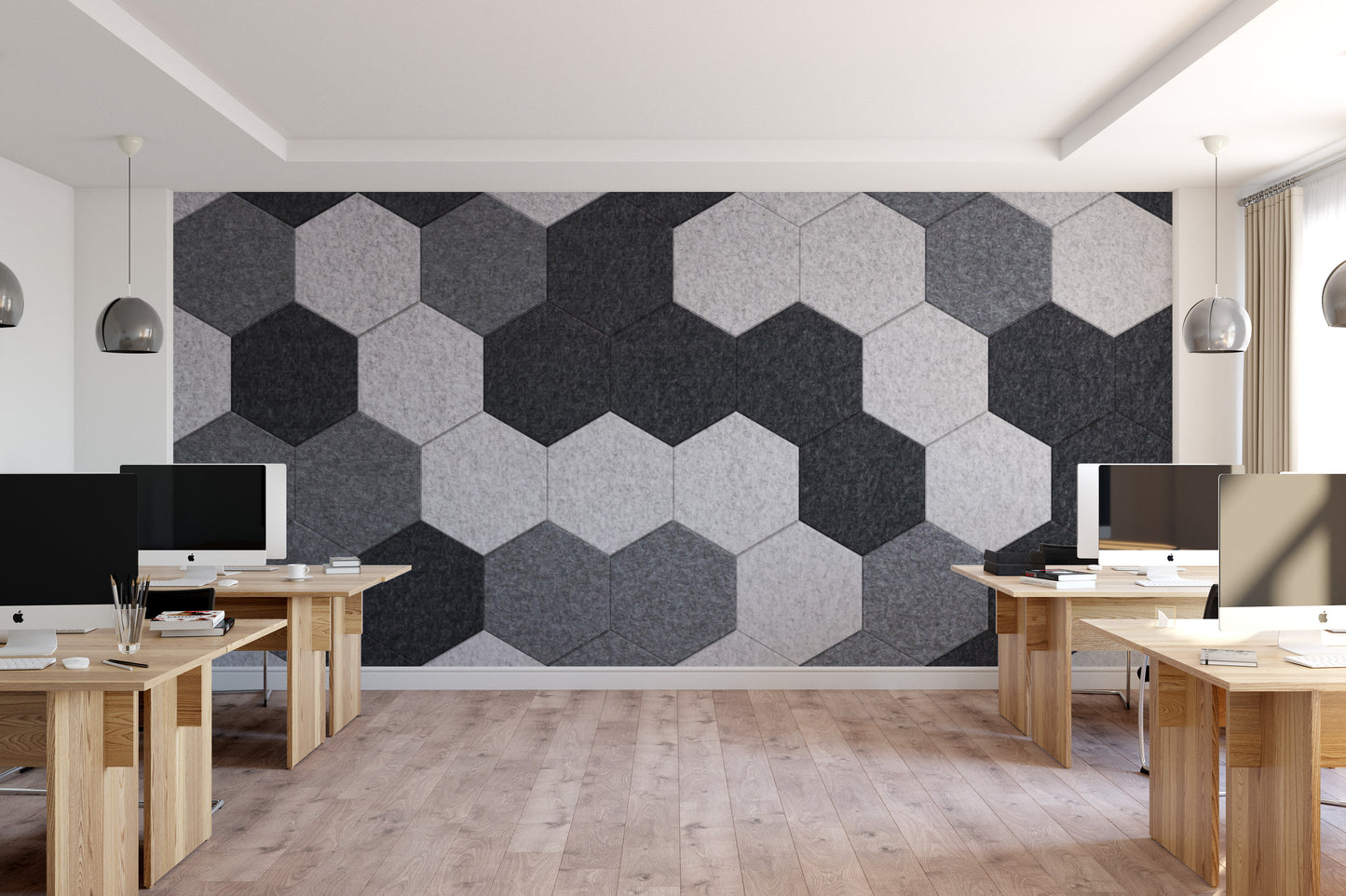 Akoestisch Hexagon 60