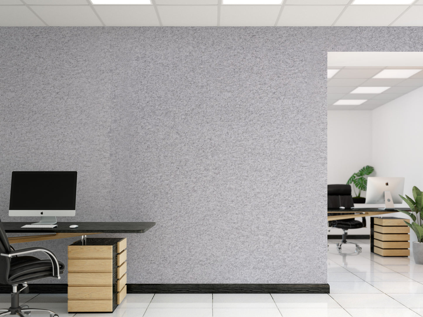 Akoestische wand - 240 cm