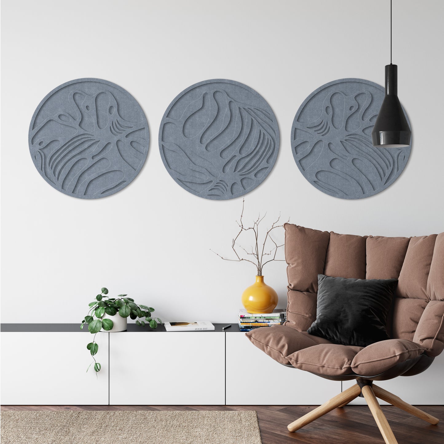 Organic Circles Drieluik