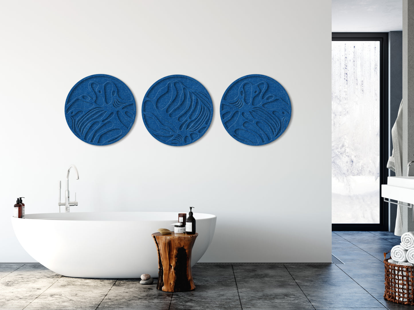 Organic Circles Drieluik